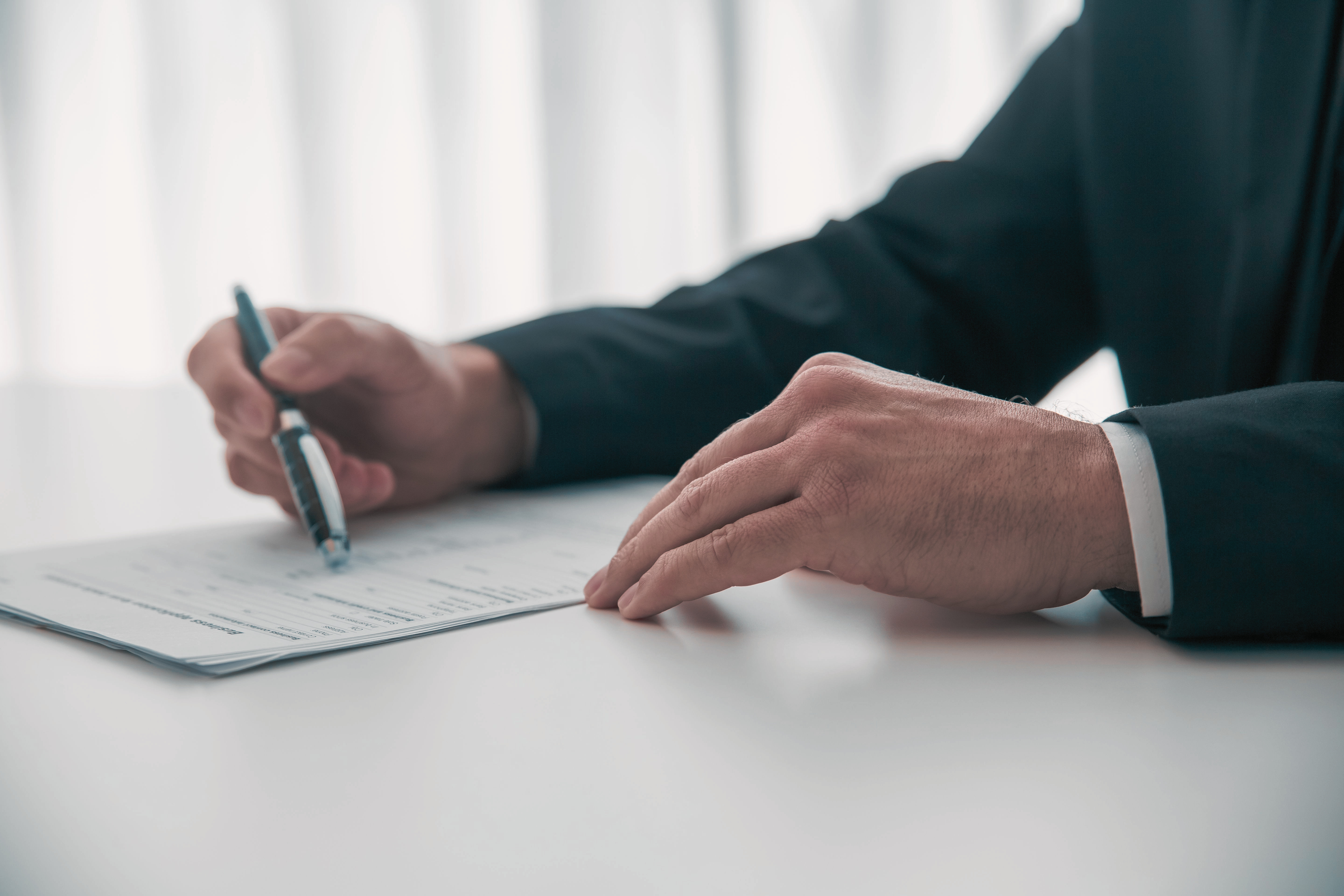 Review Documentation Form Filing Signature